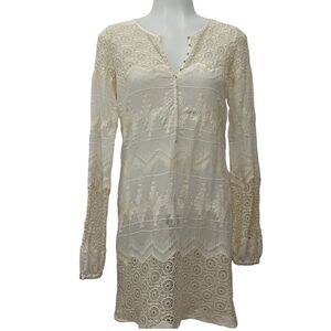 Twelfth Street by Cynthia Vincent Lace Dress Cover Up size P